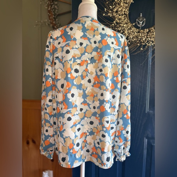Joie Multicolor Floral Blouse size M - Picture 10 of 13